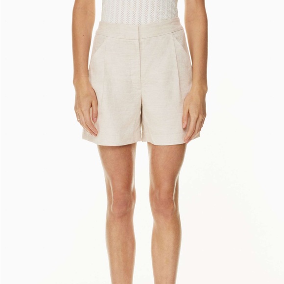 Aritzia Wilfred Fable Linen shorts 7" - Picture 2 of 5